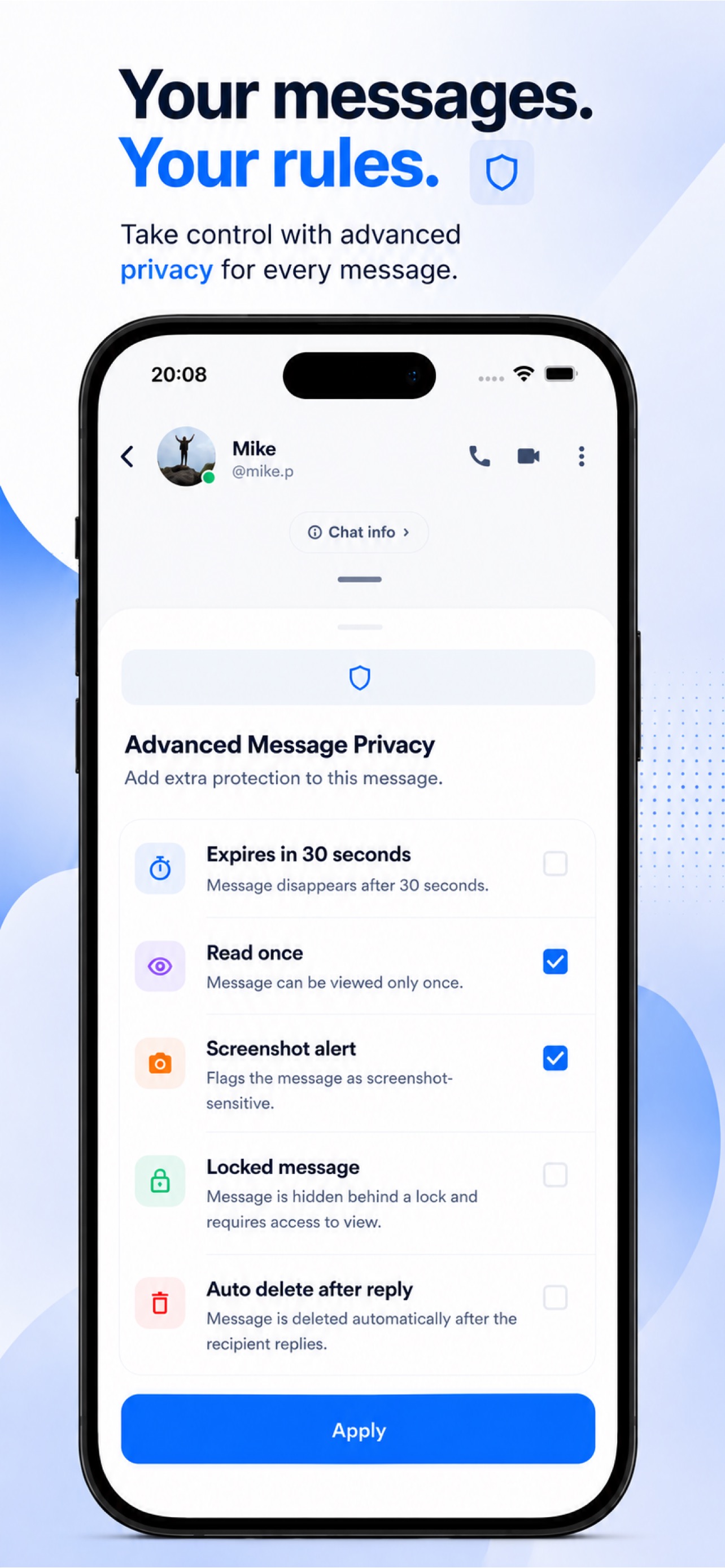 Pulse Chat privacy and data controls