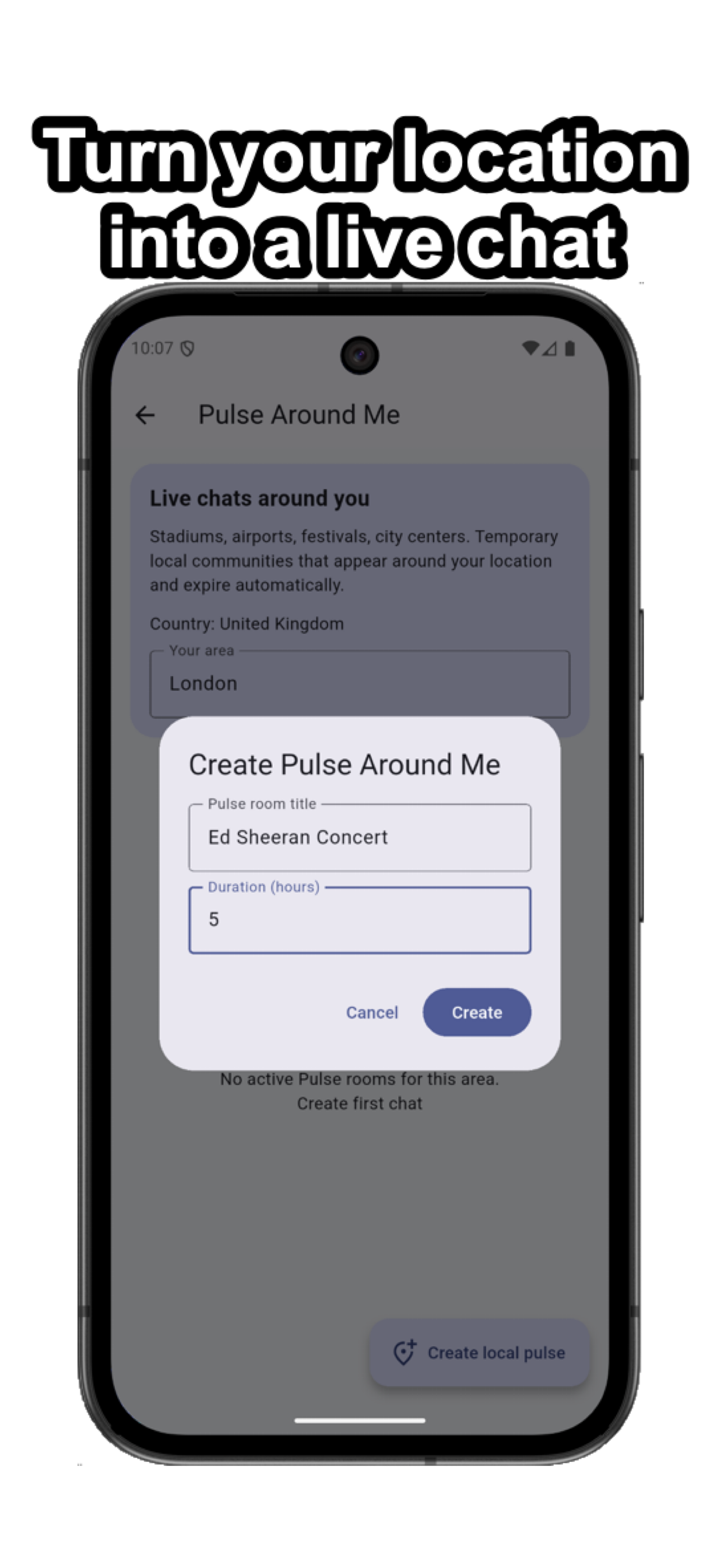 Pulse Chat discovery screenshot